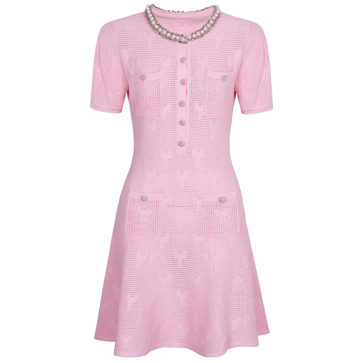 25ss European and American fashionable knitted dress