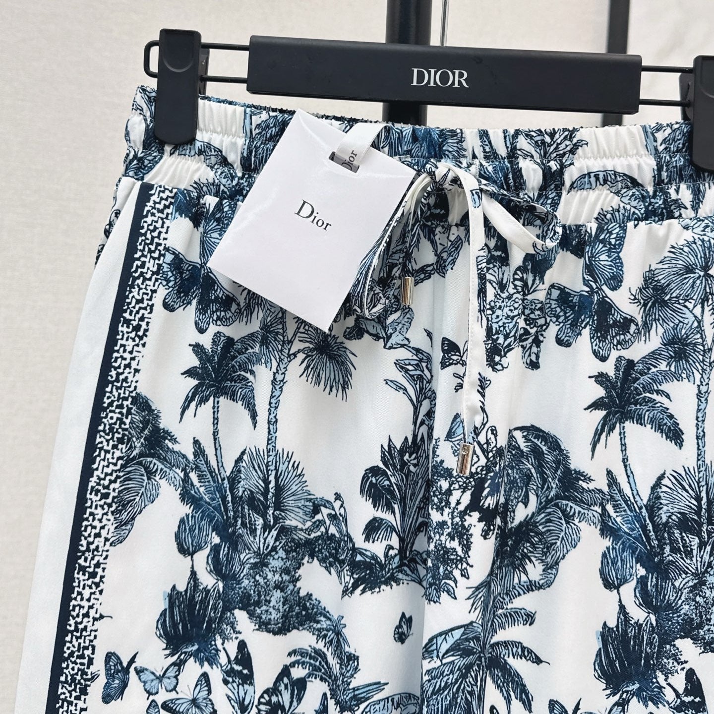 D 25ss Jungle print straight-leg pants