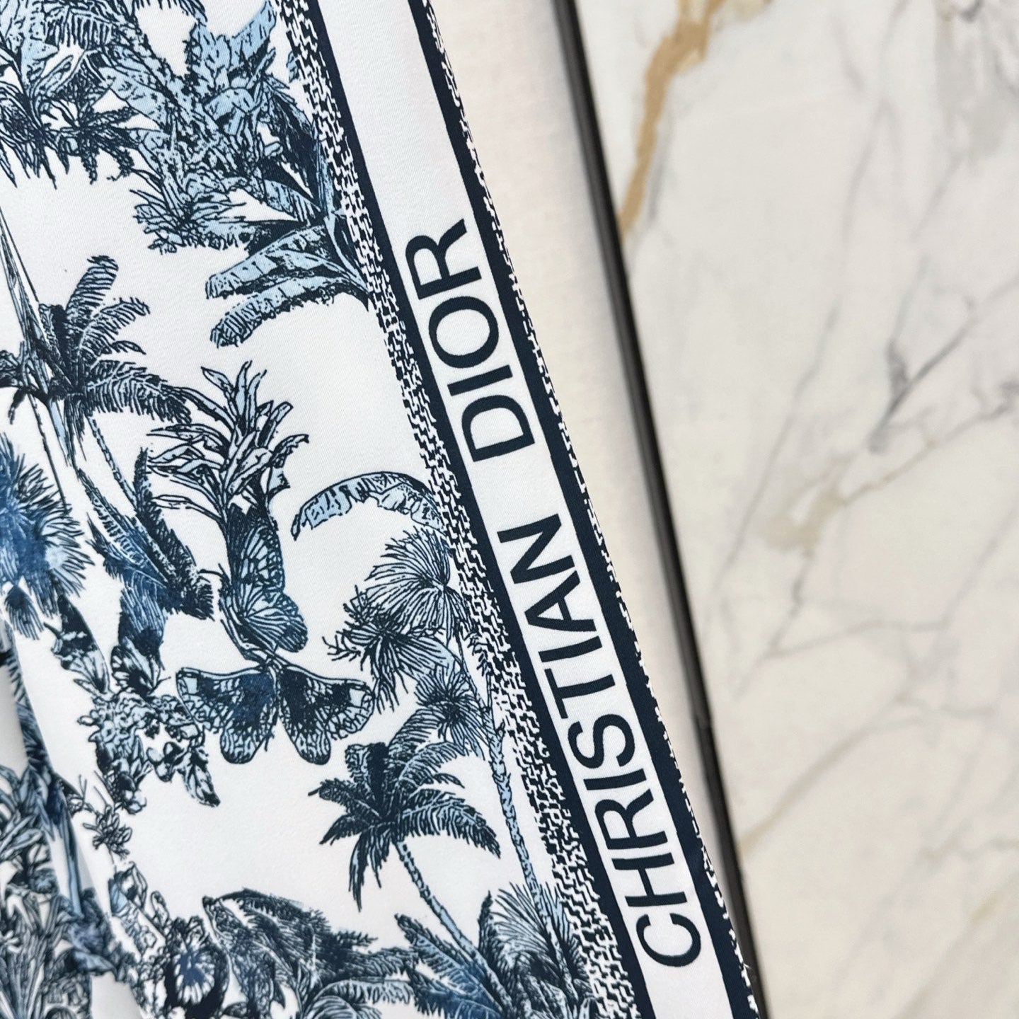 D 25ss Jungle print straight-leg pants
