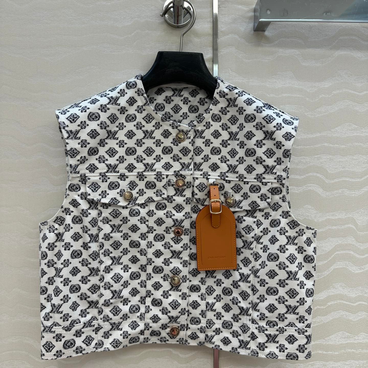 L 25ss Denim vest