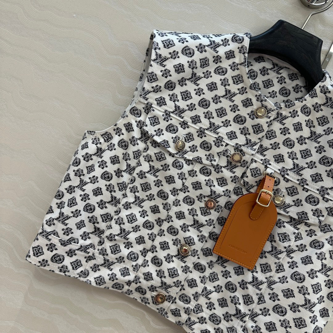 L 25ss Denim vest