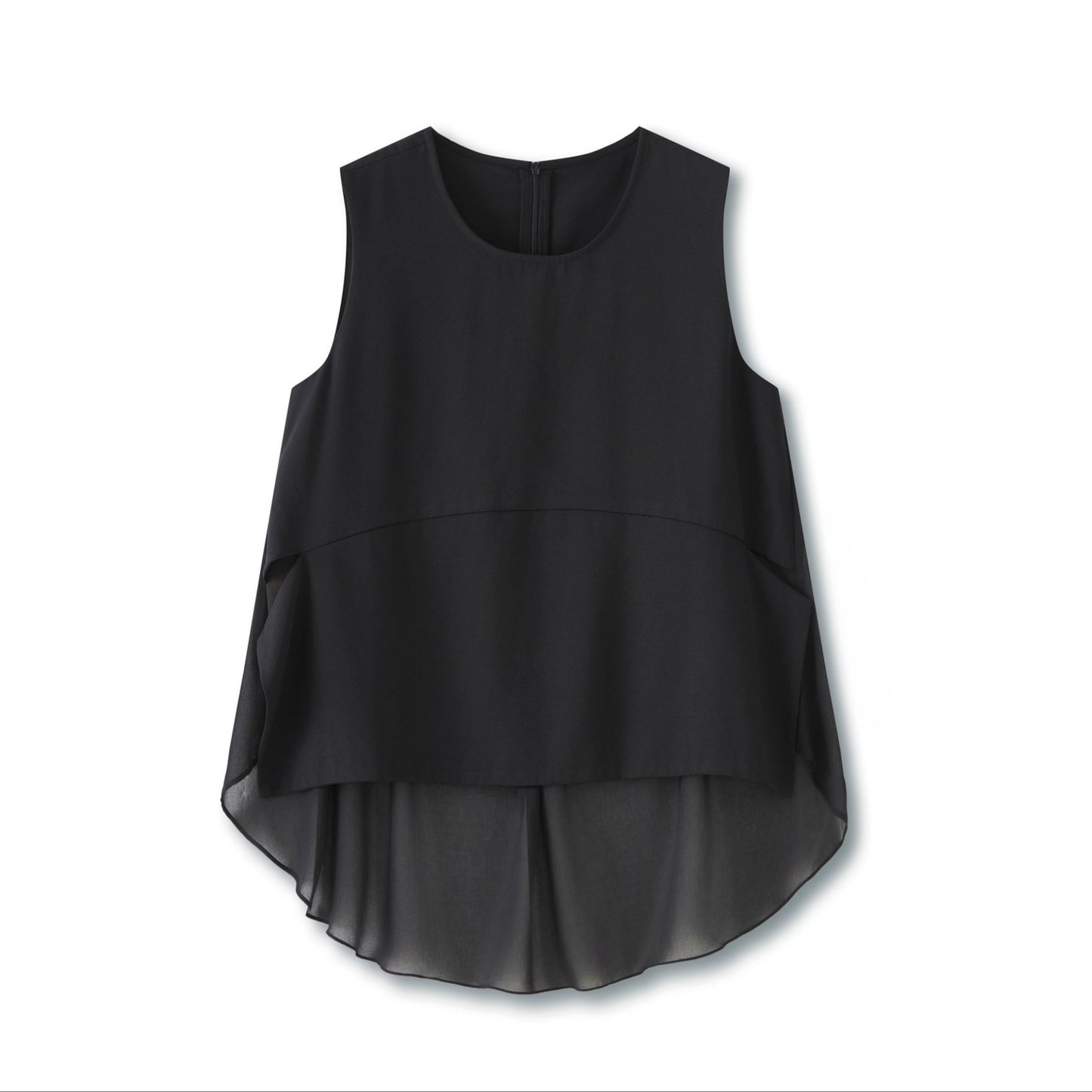 25ss A fashionable and slimming irregular sleeveless top