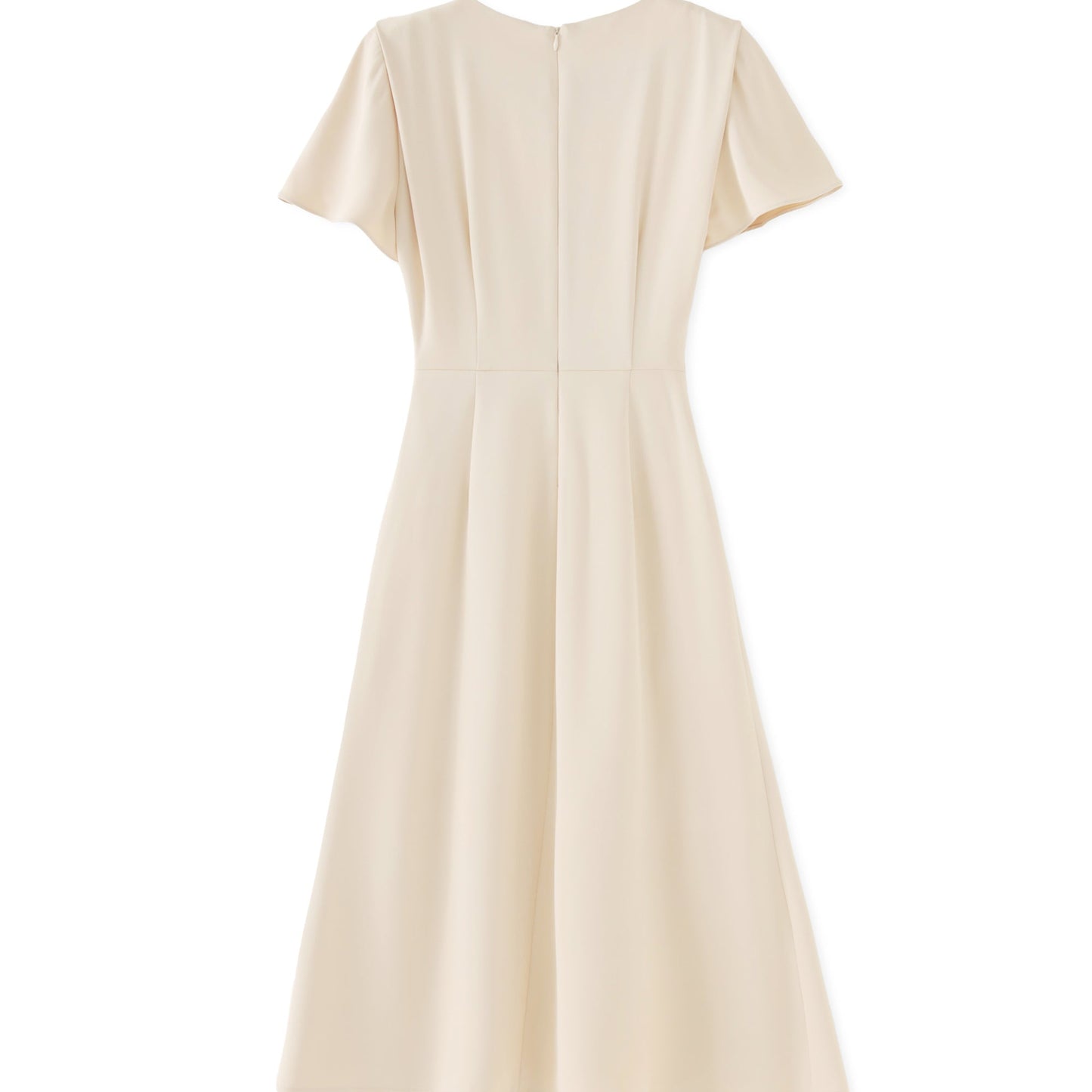 25ss A slit and cinched waist dress