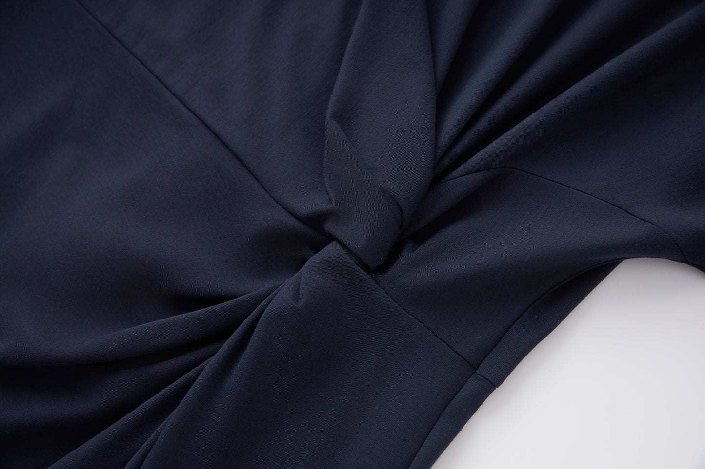 25ss Elastic cinched-waist dress