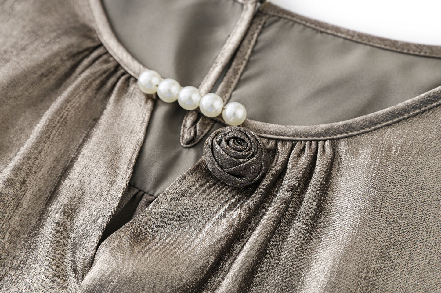 25ss French noble, elegant and exquisite little shirt