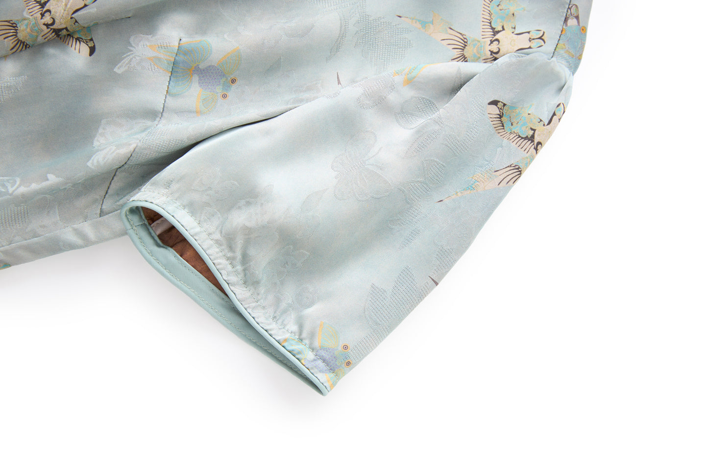 25ss Chinese-style jacquard cheongsam dress