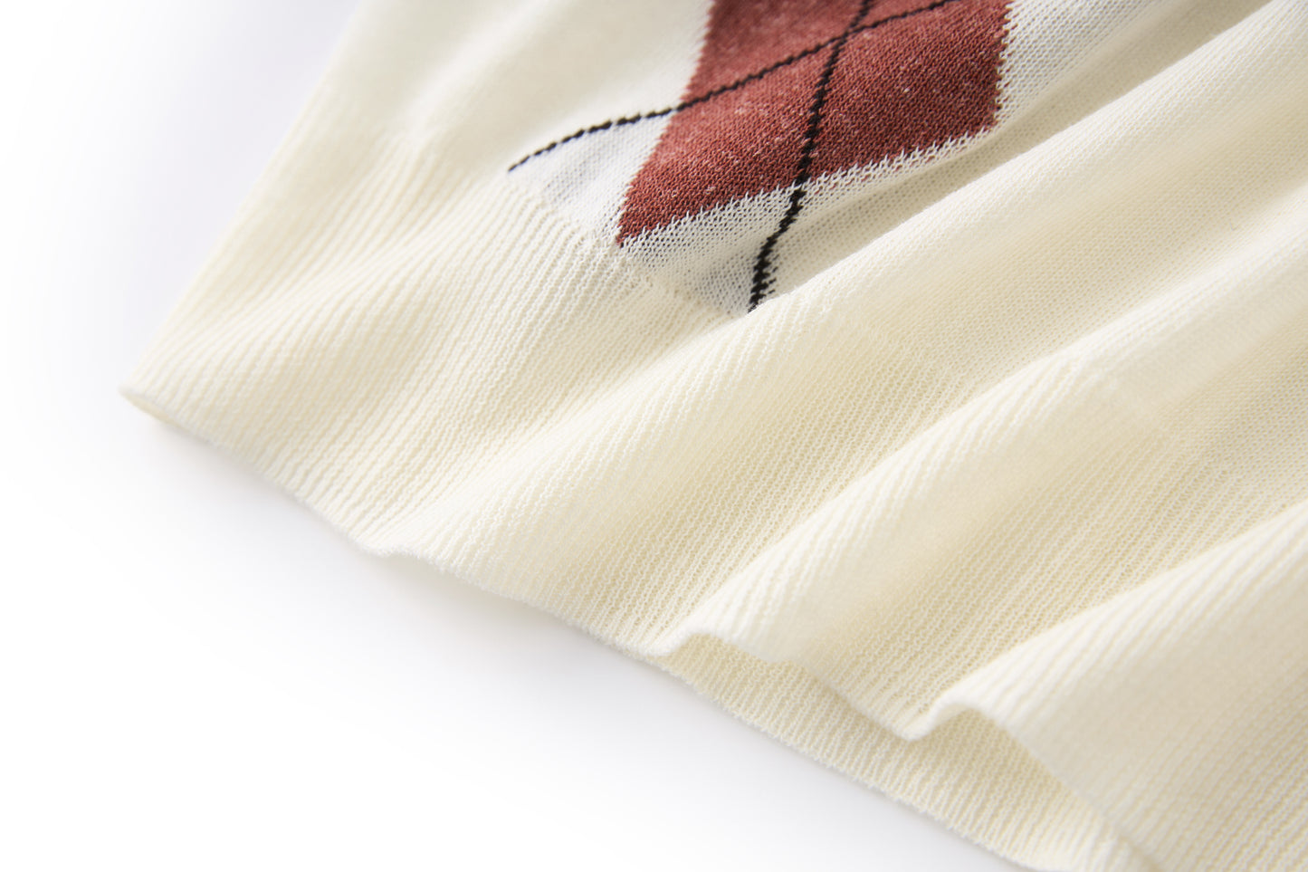 25ss Youthful Tencel linen short-sleeved knitted top