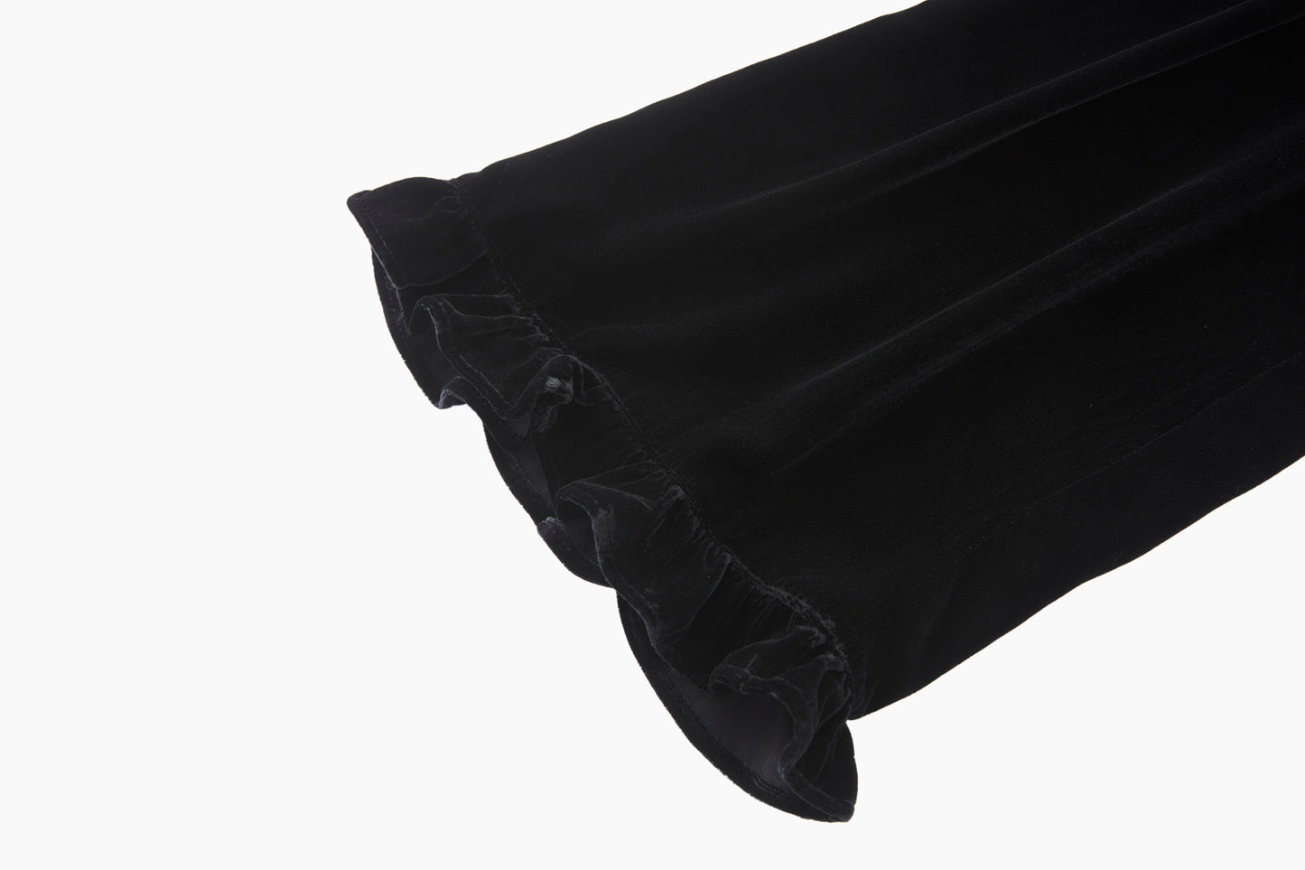 25ss Fashionable velvet elastic casual pants