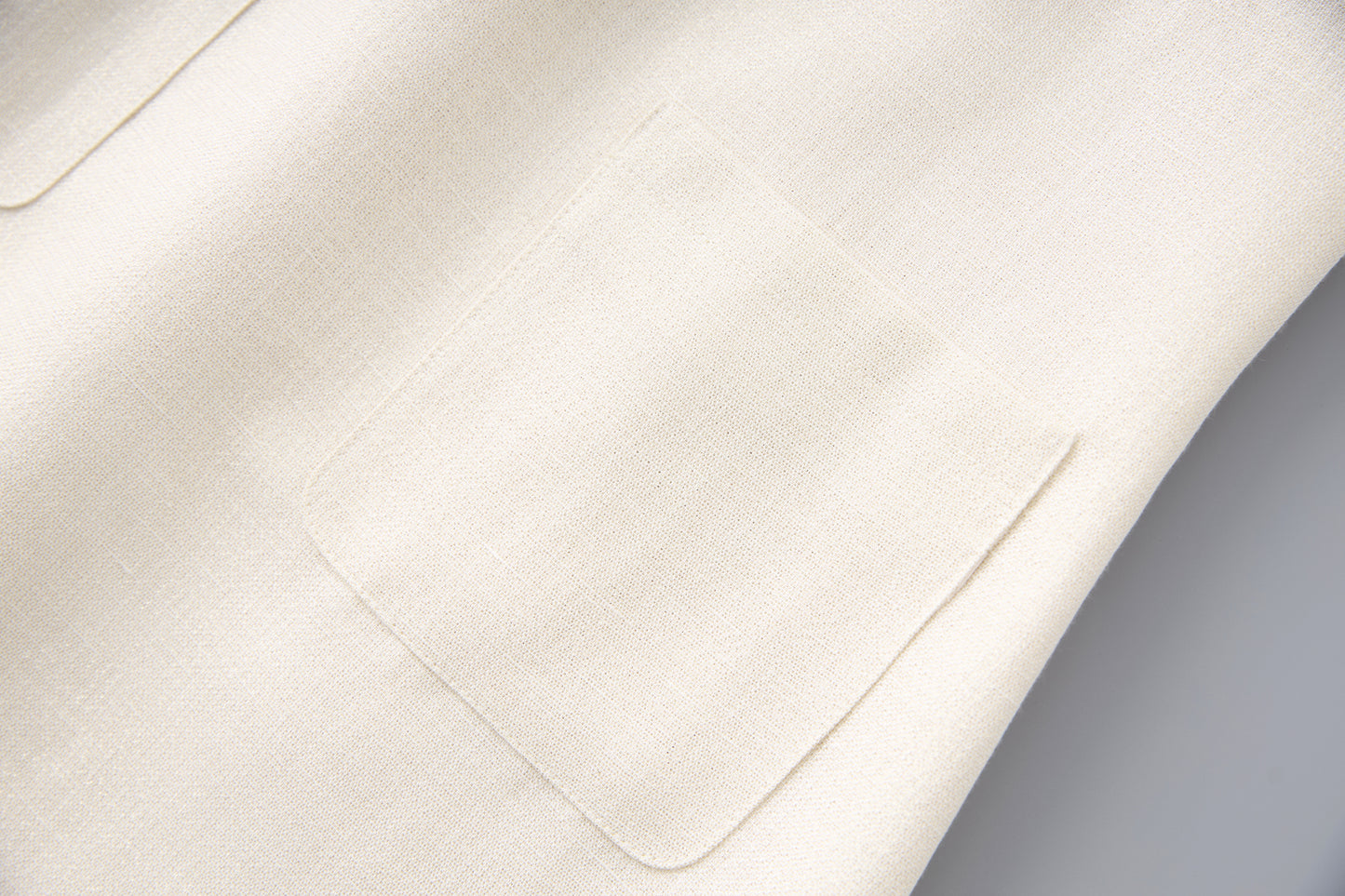 25ss Tencel linen small V-neck short-sleeved dress