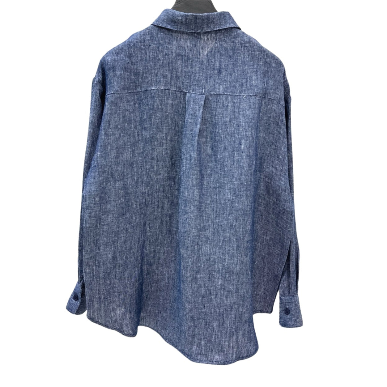 E 25ss New embroidered lace linen shirt
