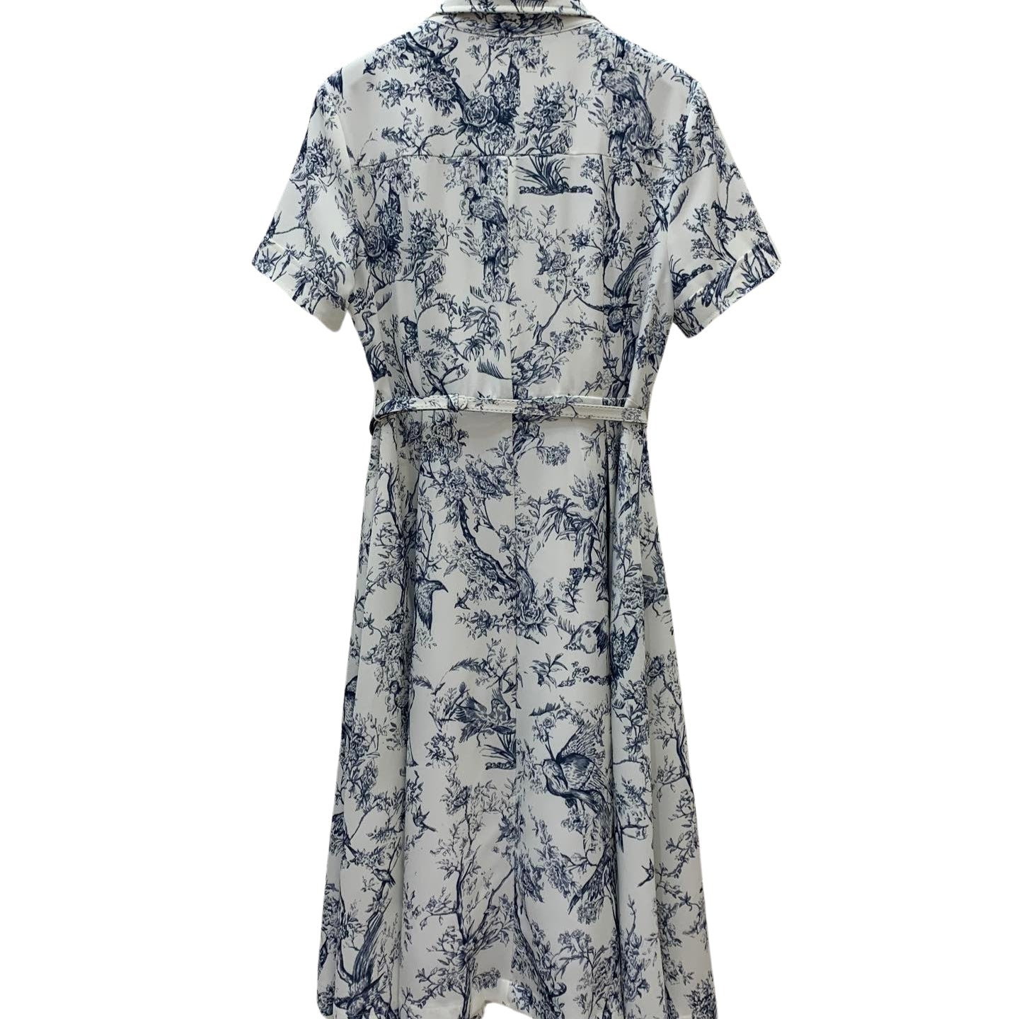 D 25SS Custom-made bird branch print dress