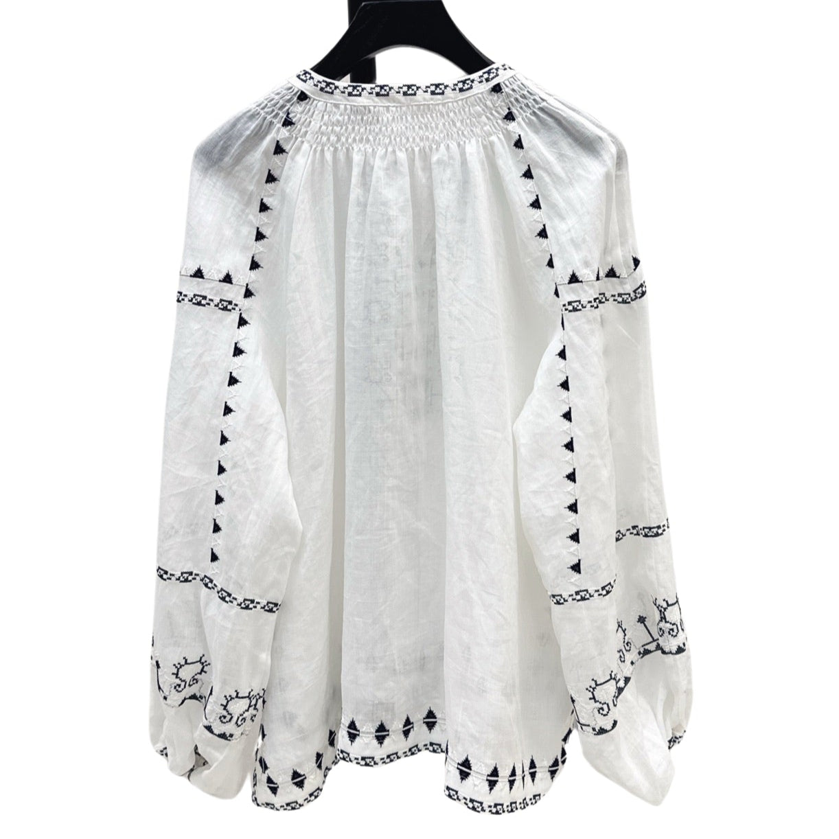 New embroidered white shirt