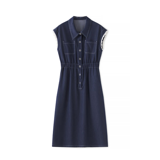 25ss Slimming denim dress