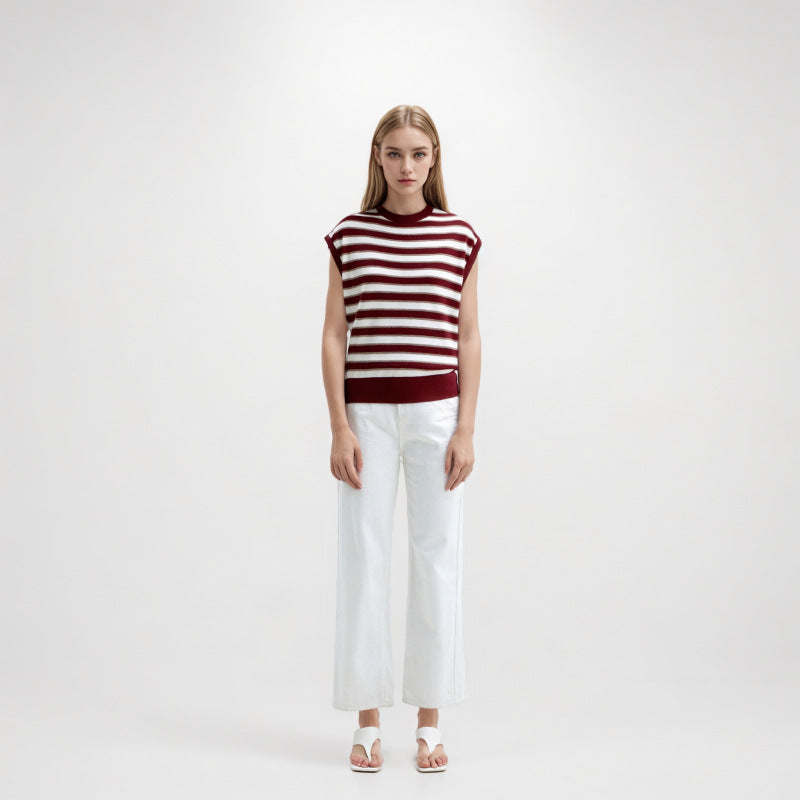 25ss Old Qianfeng Spring and Summer wool knitted sweater