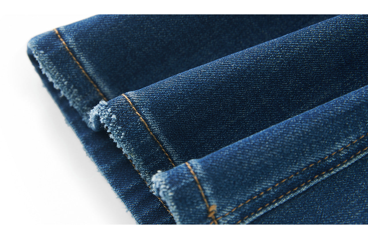 25ss Smoothed bamboo joint slightly flared jeans