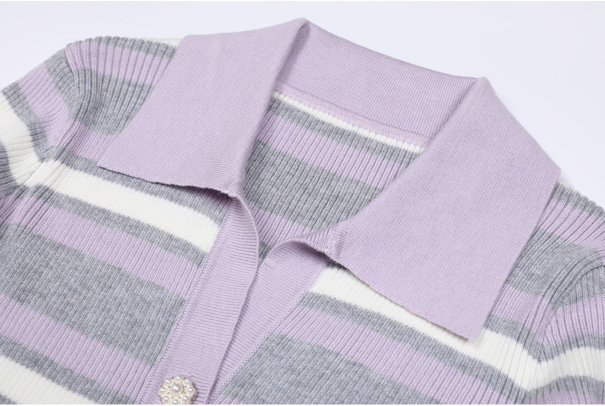 25ss Spring and Autumn fashion classic coat knitted sweater