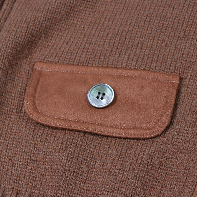 25ss Old Qianfeng's elegant wool cardigan for autumn and winter