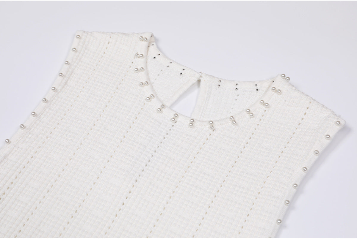 25ss European and American socialite vest dress