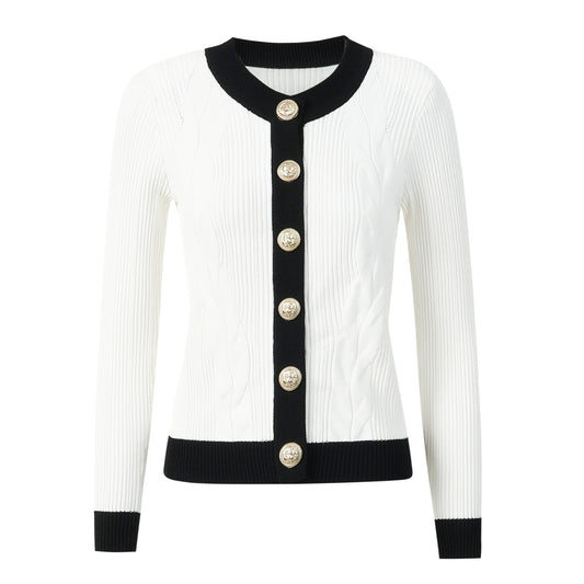 25ss A chanel-style knitted cardigan by a socialite