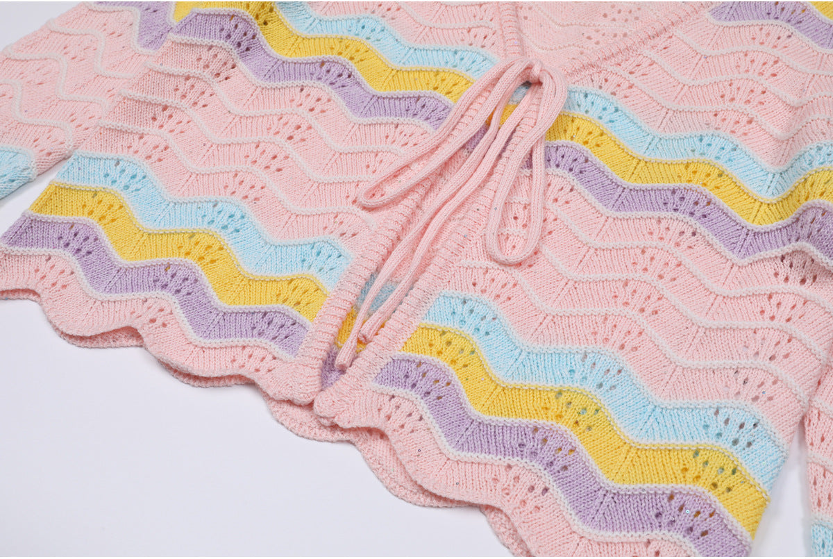 25ss A slimming knitted sweater jacket for summer and autumn