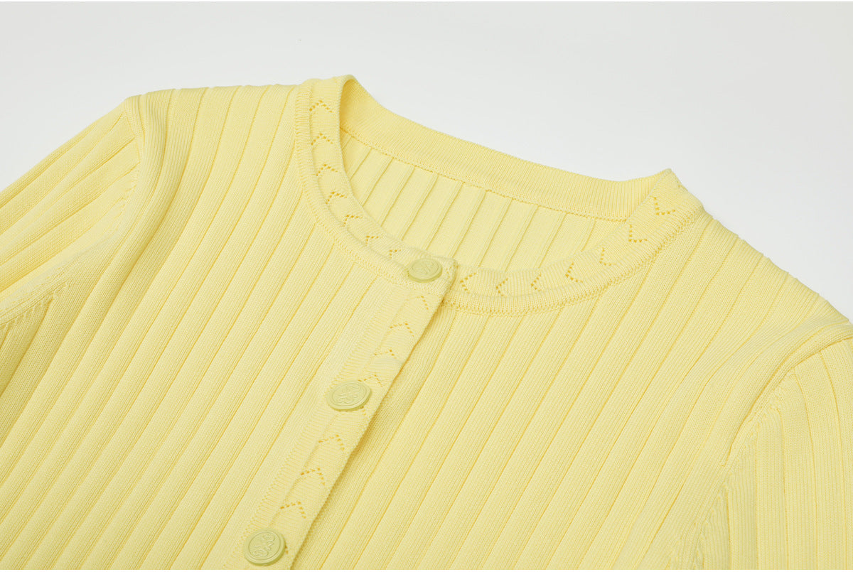 25ss Spring and Autumn fashion knitted suit dress