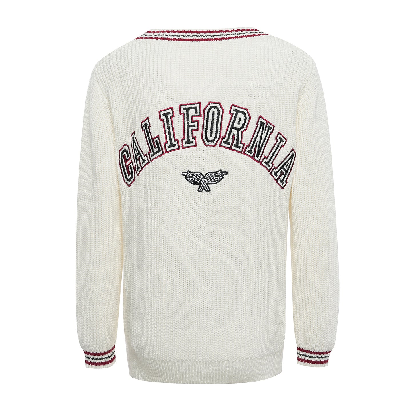 25ss Autumn V-neck chanel-style loose knitted cardigan