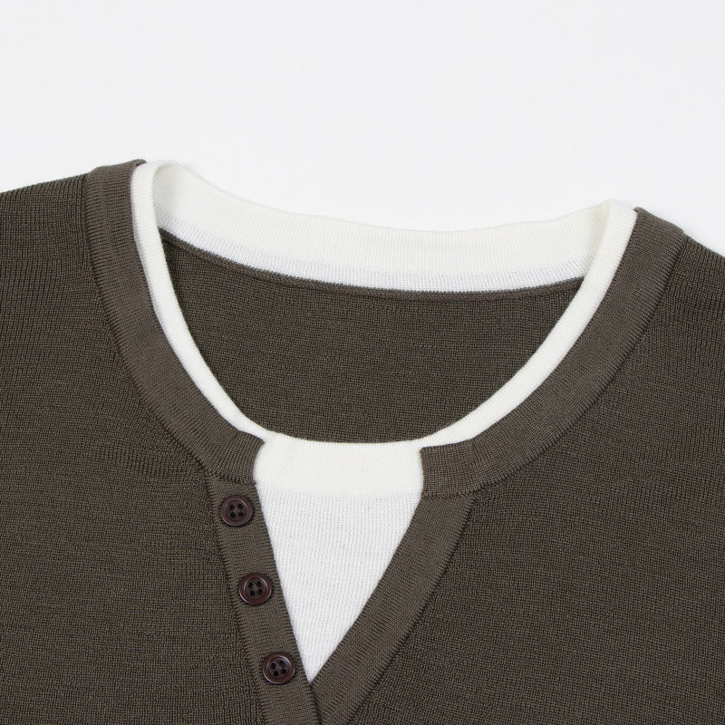 25ss Elegant lady's autumn and winter wool knitted sweater