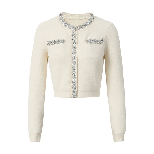 25ss Early autumn Xiaoxiangfeng Heavy Industry beaded cardigan