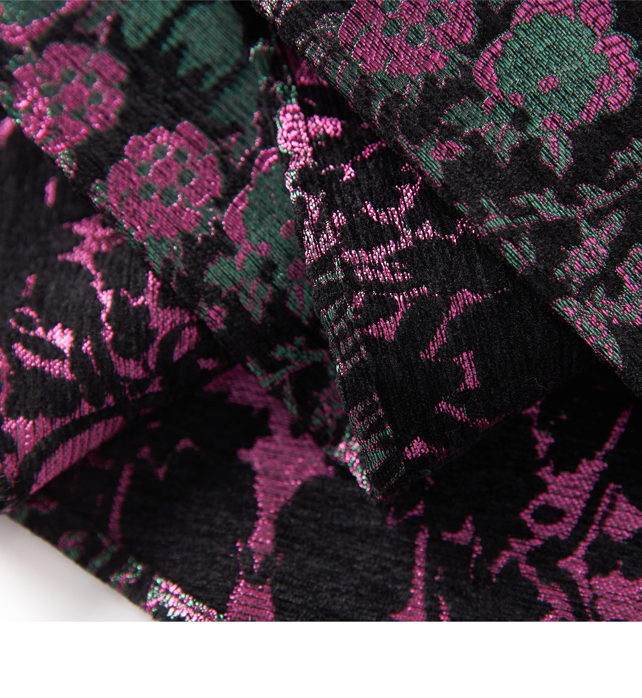 25ss Chenille jacquard fake two dresses
