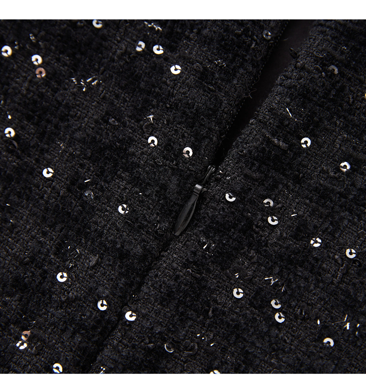 25ss Light luxury chanel-style tweed sleeveless vest dress