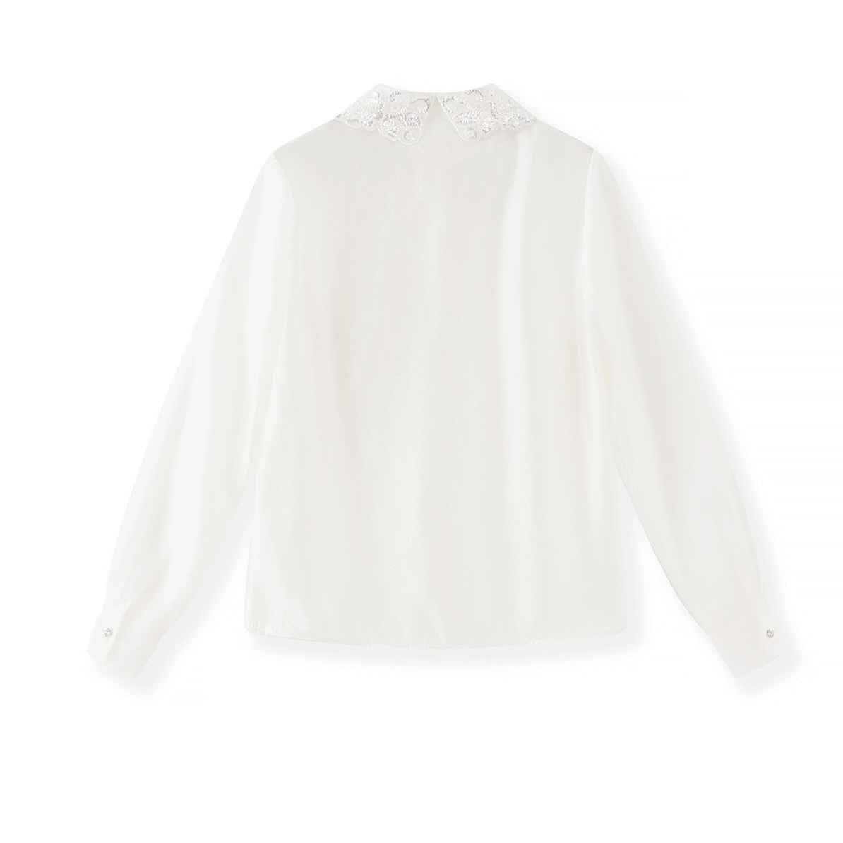 25ss A lace organza shirt for a rich and noble lady