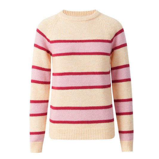 25ss Autumn color-block long-sleeved knitwear