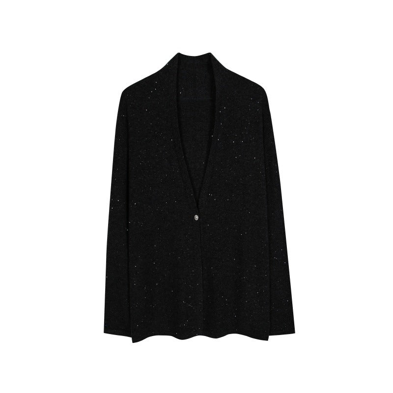 25ss Elegant wool cardigan for autumn and winter