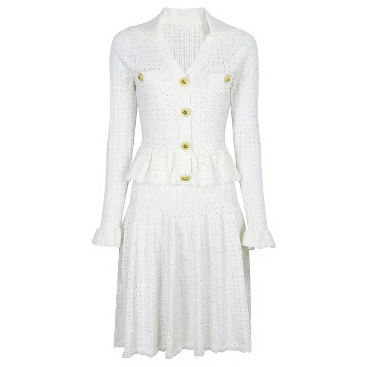 25ss European and American fashionable knitted dress