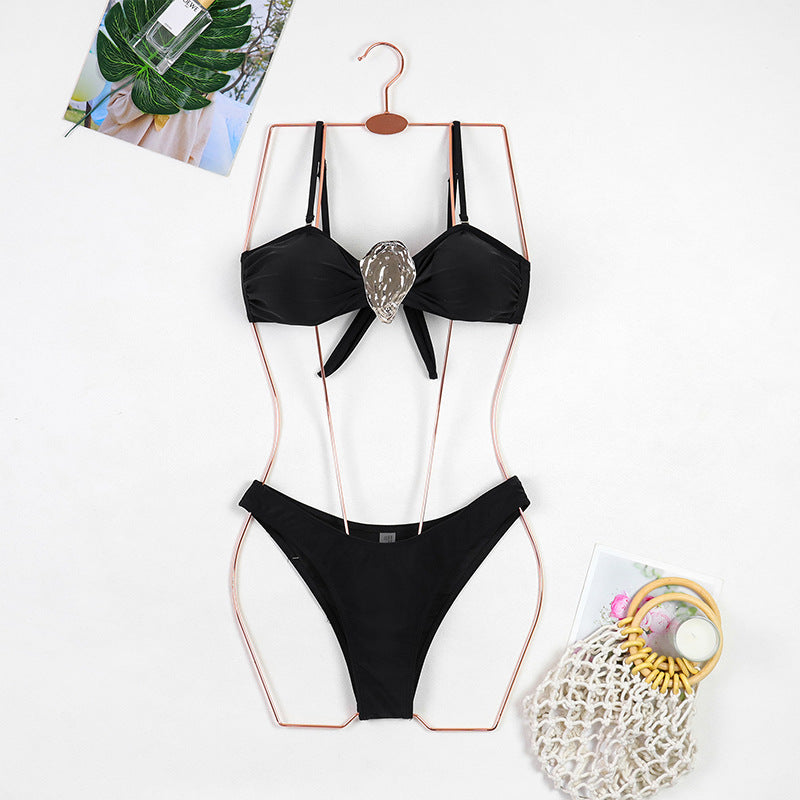 25SS European and American sexy two-piece swimsuit women