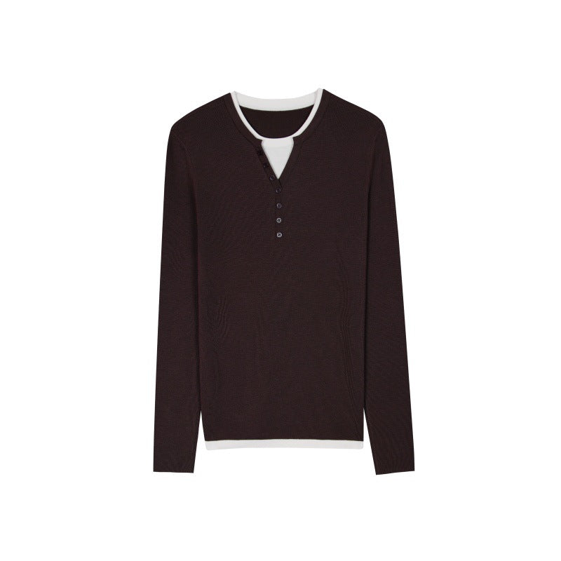 25ss Elegant lady's autumn and winter wool knitted sweater