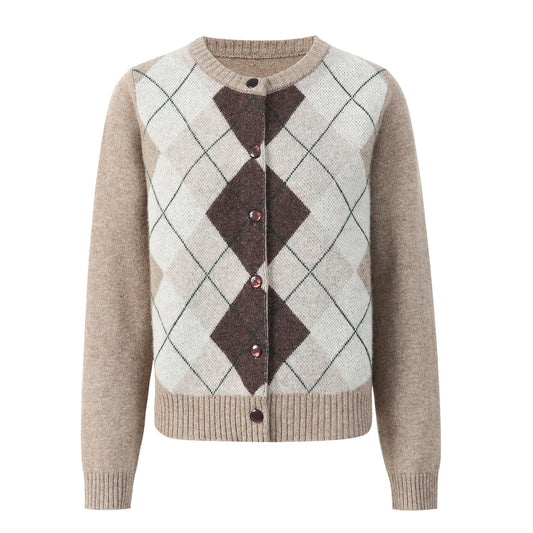 25ss Casual, simple and fashionable knitted cardigan