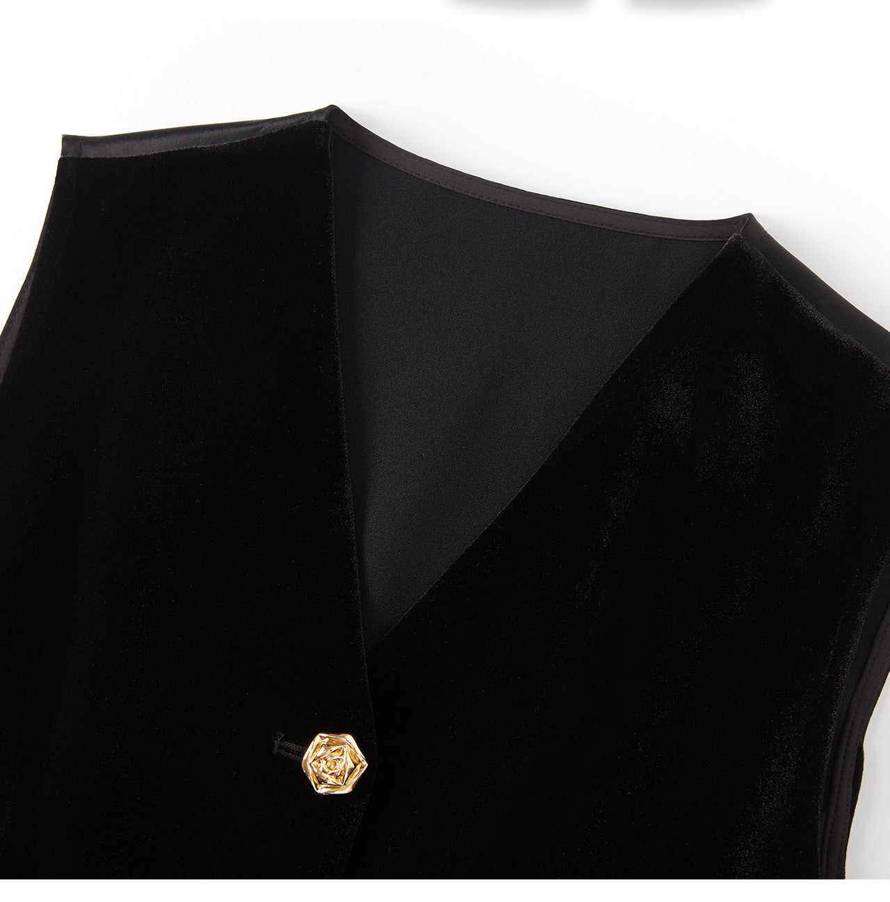 25ss French-style velvet two-piece set