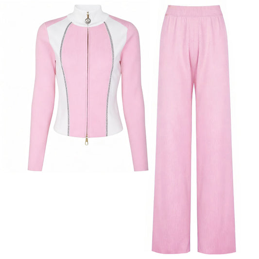 25ss Spring and Autumn Knitted Chanel-style set