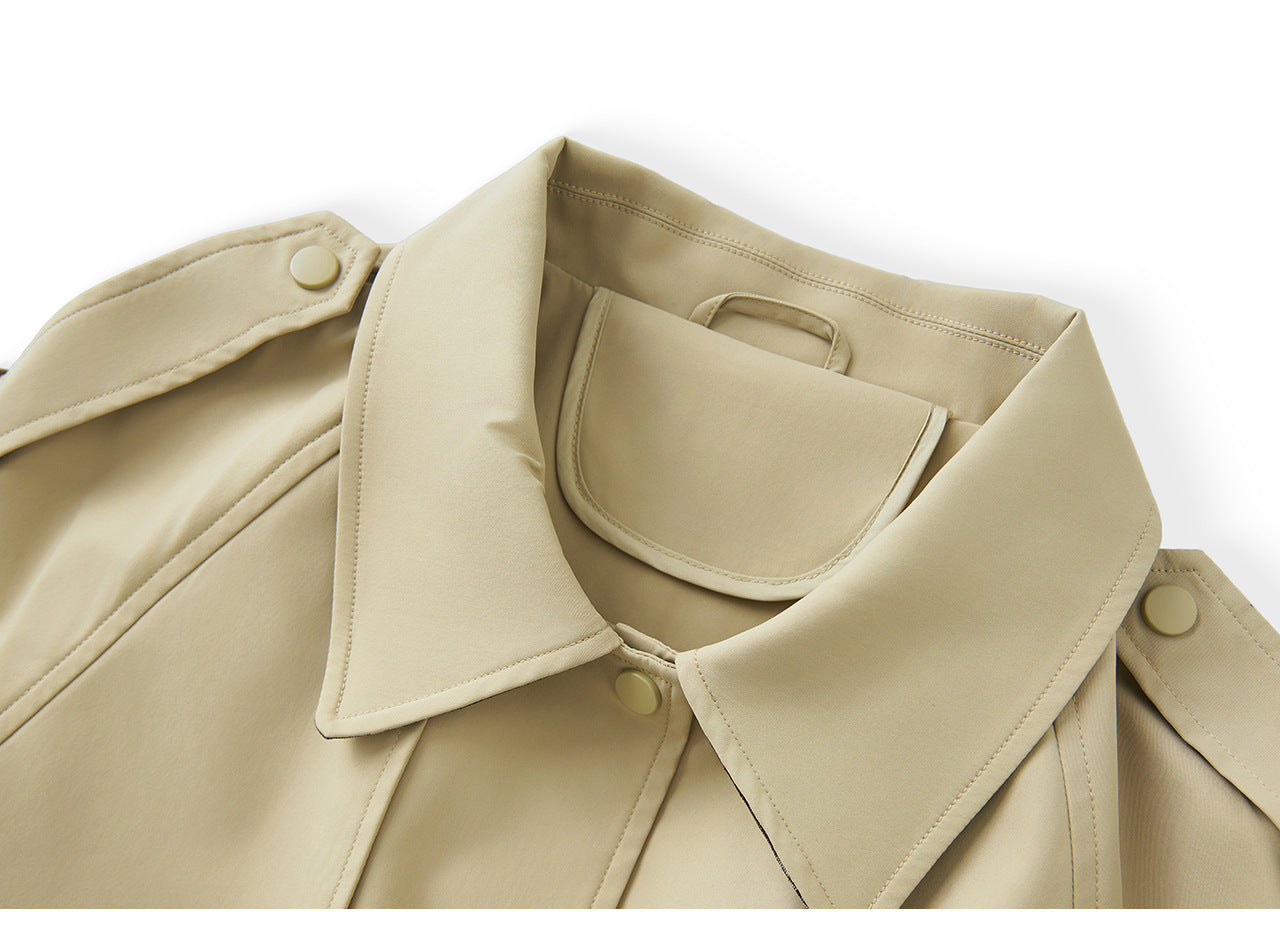 25ss A cinched waist and elegant commuter trench coat