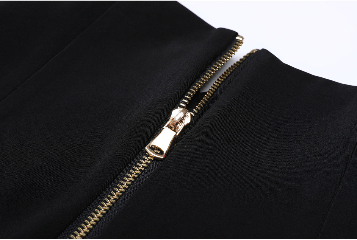 25ss Slim and fashionable A-line high-waisted short skirt