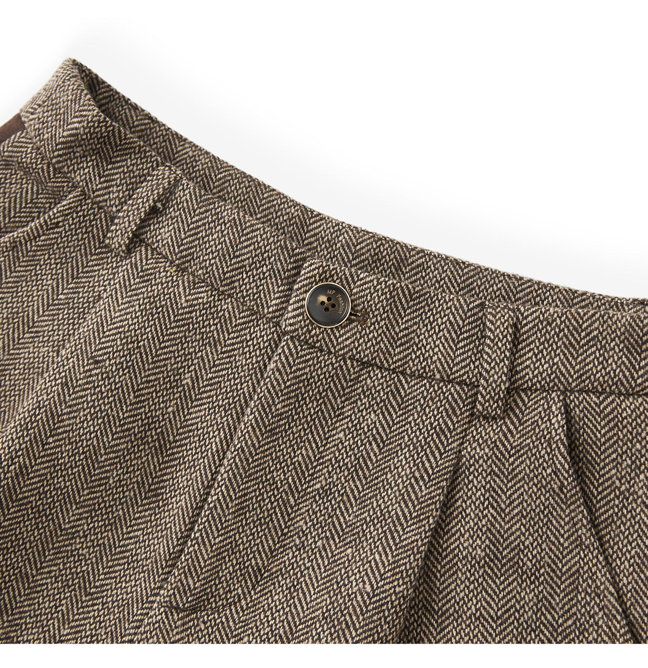 25ss A niche patchwork woolen three-piece set