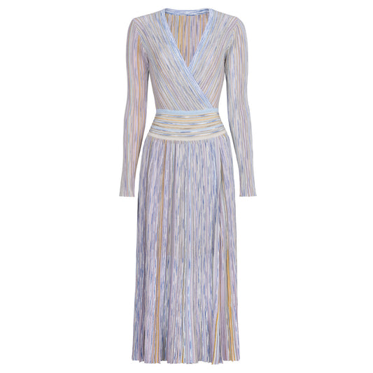 25ss Autumn European and American slimming knitted dress