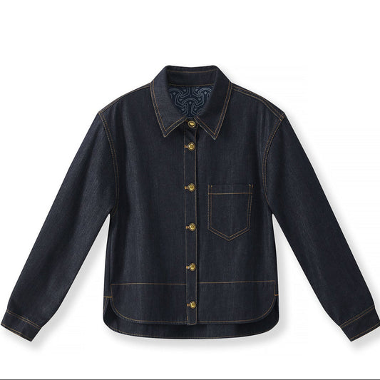 25ss Retro, relaxed and casual denim jacket for autumn and winter