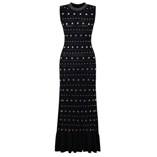 25ss Sleeveless, versatile and form-fitting long dress