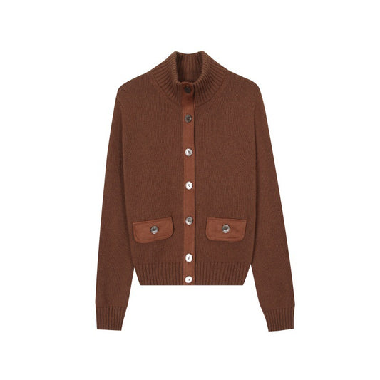 25ss Old Qianfeng's elegant wool cardigan for autumn and winter