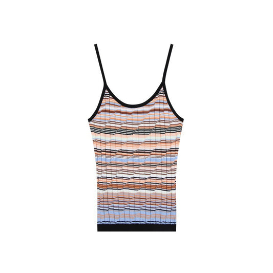 25ss Spring and summer sleeveless knitted casual suit