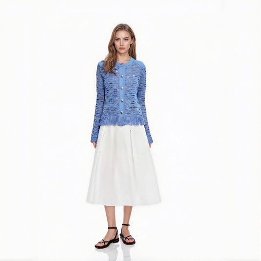 25ss Elegant wool knitted sweater for autumn and winter