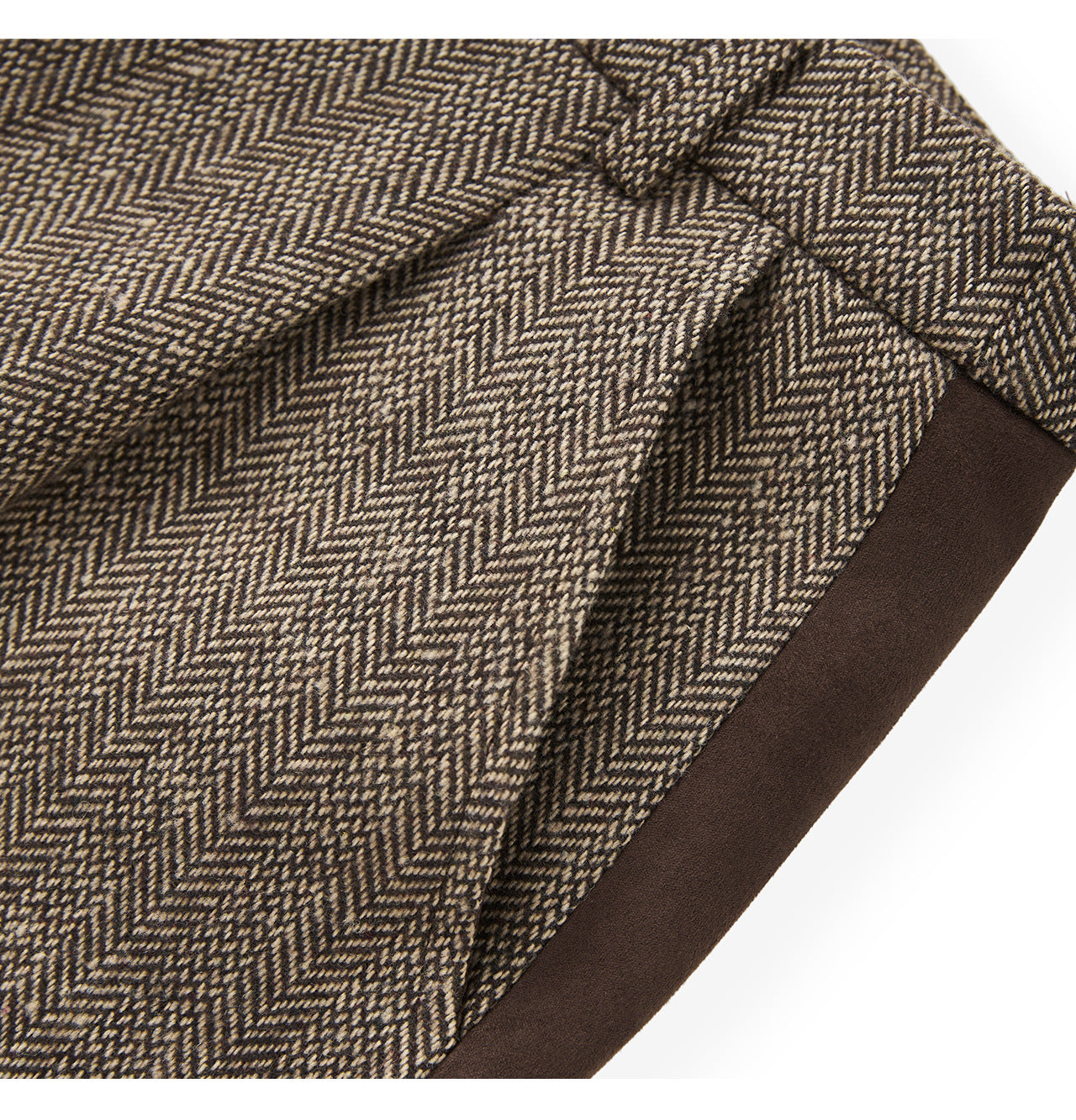 25ss A niche patchwork woolen three-piece set