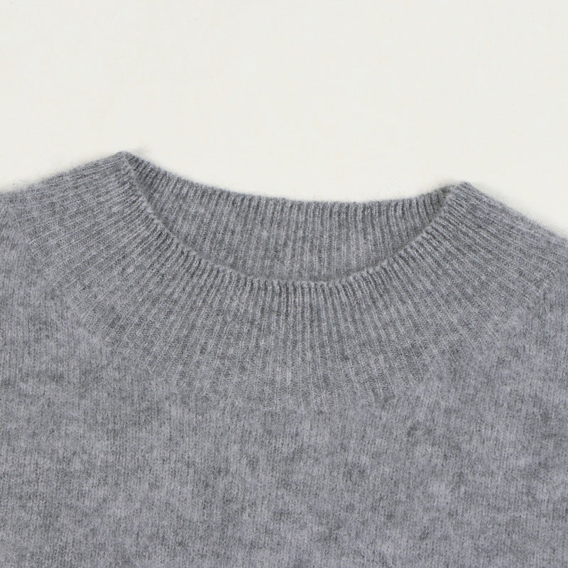 25ss Elegant wool and cashmere knitted sweater for autumn and winter